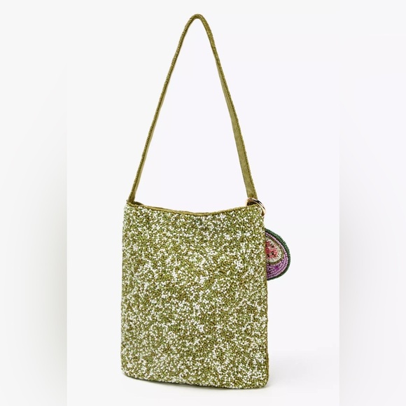 Zara FANTASY BEADED MINI BUCKET BAG - Picture 2 of 5